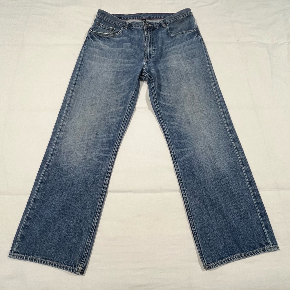 Banana Republic Blue Relaxed Jeans with Faded Details